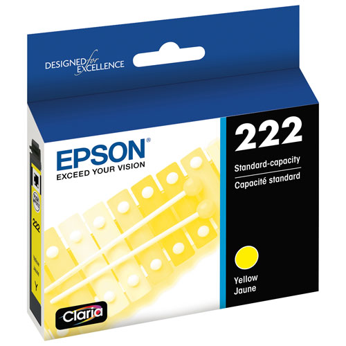 Cartouche d'encre jaune T222 d'Epson