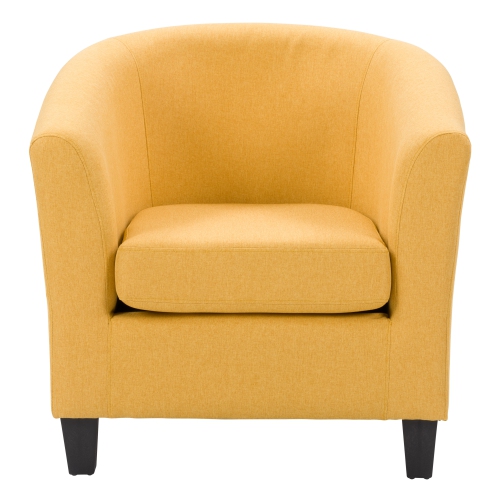 Fauteuil Tube Elwood en jaune