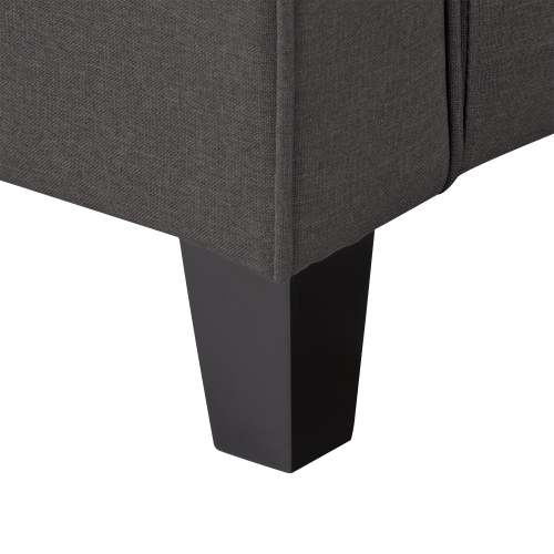 CorLiving Georgia Grey Fabric Accent Chair