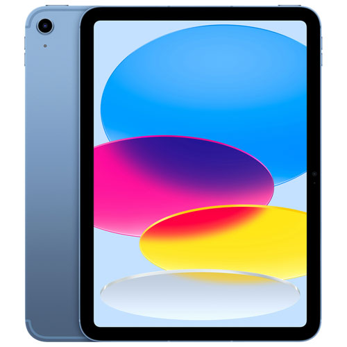 iPad 10,9 po 256 Go Wi-Fi 5G d'Apple avec TELUS - Bleu - Financement mensuel