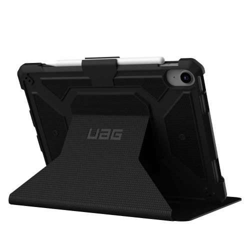 UAG Metropolis Folio Rugged Case | Made for iPad 11 2025/(10th Gen) | Black