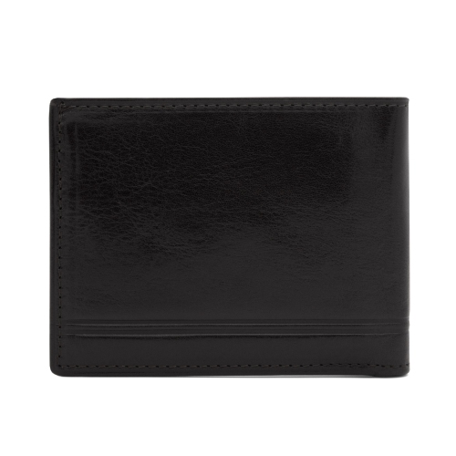 Cavalinho Trifold Leather Wallet - Black - handmade in Portugal & RFID protected