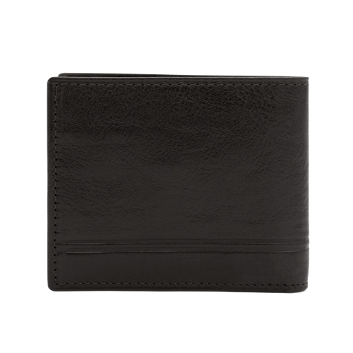 Cavalinho Trifold Leather Wallet - Black - handmade in Portugal & RFID protected