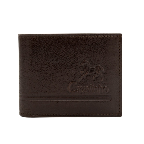 Cavalinho Trifold Leather Wallet - Brown - handmade in Portugal & RFID protected