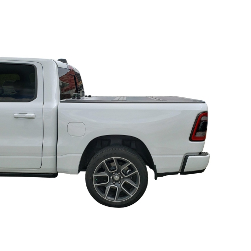 Galaxy Auto 2009-2018 Dodge RAM 1500 et RAM 2010-2022 2500/3500 5 pi 7 po, couvre-caisse rigide à trois rabats
