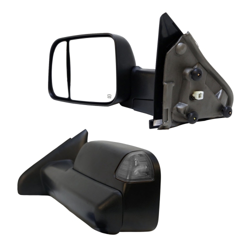Galaxy Auto 2002-2008 Dodge Ram 1500 & 2003-2009 Ram 2500/3500 Towing Mirrors - New Style