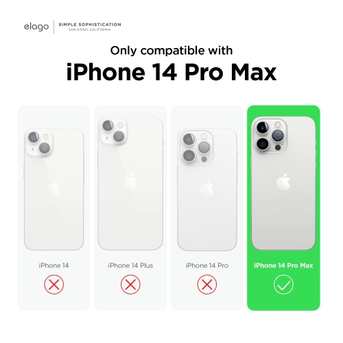 elago Compatible with iPhone 14 Pro Max Case, Liquid Silicone Case, Full Body Protective Cover, Shockproof, Slim Phone Case,