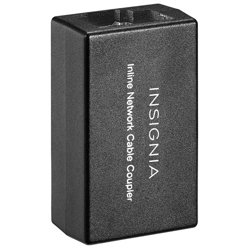 Coupleur de ligne pour câble réseau RJ45 Cat-6 d'Insignia - Noir - Exclusivité de Best Buy