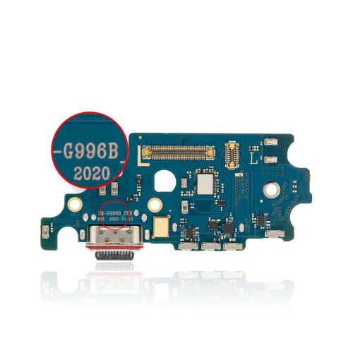 Replacement Charging Port Board With Sim Card Reader Compatible For Samsung Galaxy S21 Plus (International Version)