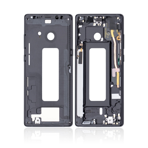 Replacement Mid-Frame Housing Compatible For Samsung Galaxy Note 8 (Black)