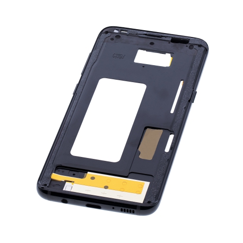 Replacement Mid-Frame Housing Compatible For Samsung Galaxy S8 (Midnight Black)
