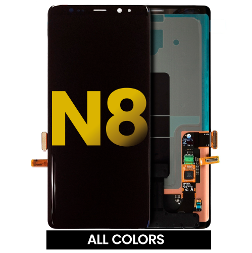 Replacement OLED Assembly Without Frame Compatible For Samsung Galaxy Note 8 (All Colors) by ESOURCE PARTS - Refurbished condition - Image 4