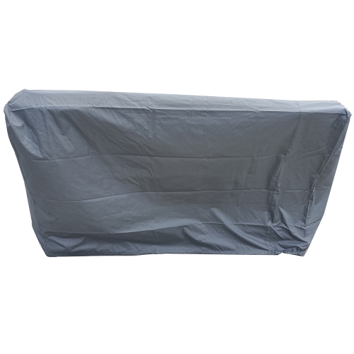 Furniture One Rattan Wicker 3 Piece Bistro Set Grey with Cushion and Free Rain Cover