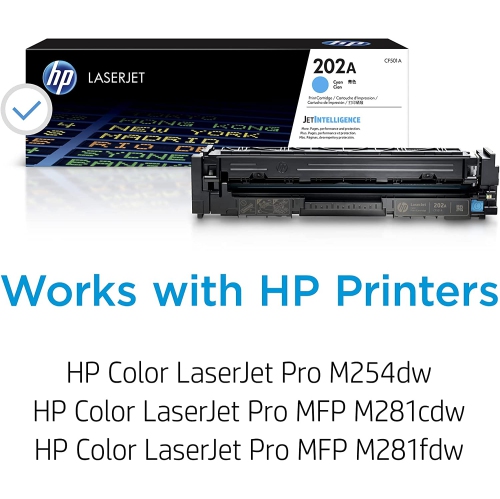HP 202A Cyan Original Toner Cartridge