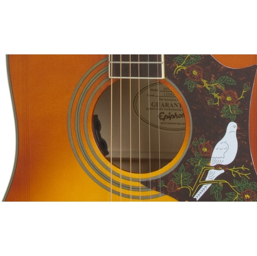 Epiphone Guitare électro-acoustique Dove Studio - Violin Burst