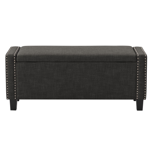 Pouf de stockage en tissu Boston