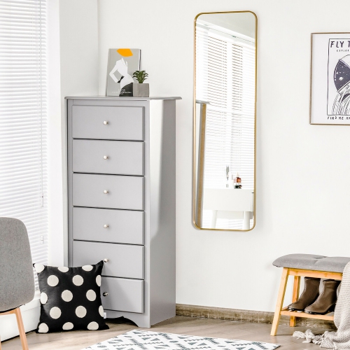 Costway Full Length Wall Mounted Hanging Mirror with Stand Free Standing Body Mirror