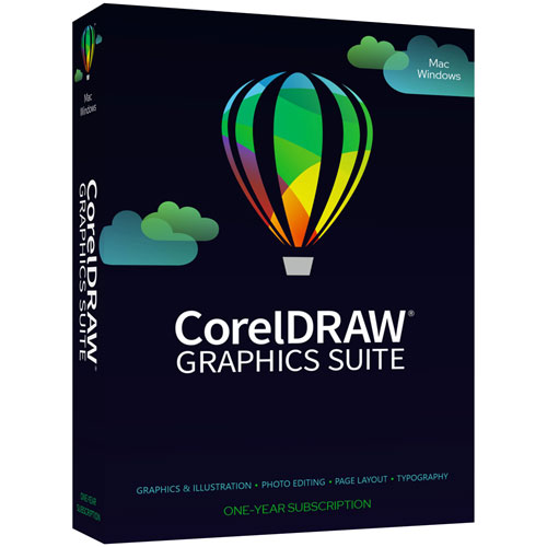 CorelDRAW Graphics Suite - 2 Devices - 1 Year