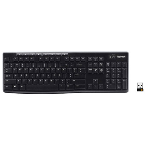Logitech K270 Wireless Keyboard - Black