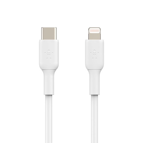 Belkin 1m USB-C/Lightning Cable - White - (CAA003BT1MWH)