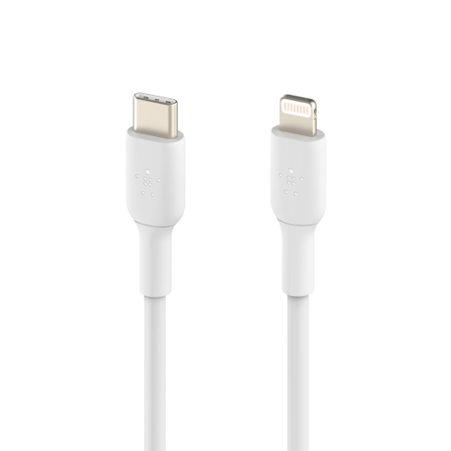 Belkin 1m USB-C/Lightning Cable - White - (CAA003BT1MWH)