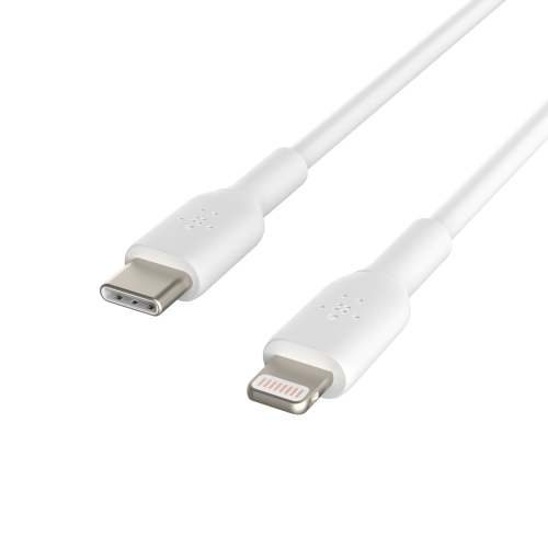 Belkin 1m USB-C/Lightning Cable - White - (CAA003BT1MWH)