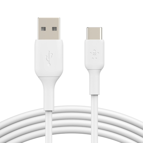 Belkin 2m USB-C/USB-A Cable - White - (CAB001BT2MWH)
