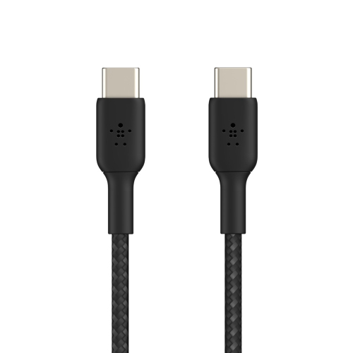 Belkin Braided 1m USB-C/USB-C Cable - Black - (CAB004BT1MBK)