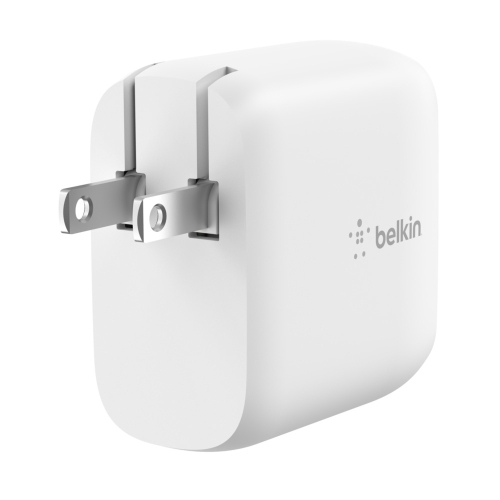 Belkin Boost Charge 40W Dual USB-C PD Wall Charger - White -