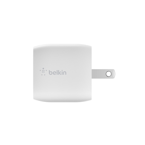 Belkin Boost Charge 30W USB-C GaN Wall Charger with 1m USB-C/Lightning Cable - White -