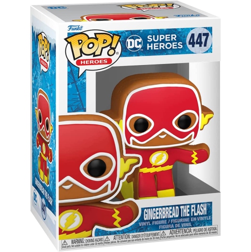 Pop DC Heroes Holiday 3.75 Inch Action Figure - Gingerbread The Flash #447