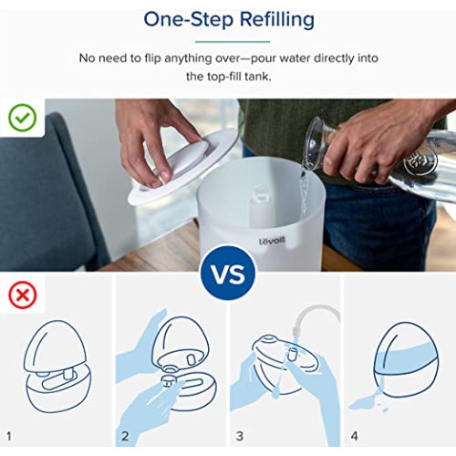 Humidificateur à vapeur froide de LEVOIT