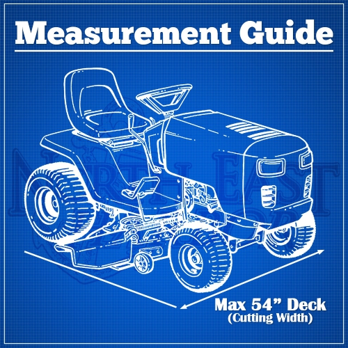 North East Harbor Superior Riding Lawn Mower Tractor Cover Fits Decks up to 54" - Green - 420D Polyester Oxford PU Coated Water and Sunray Resistant