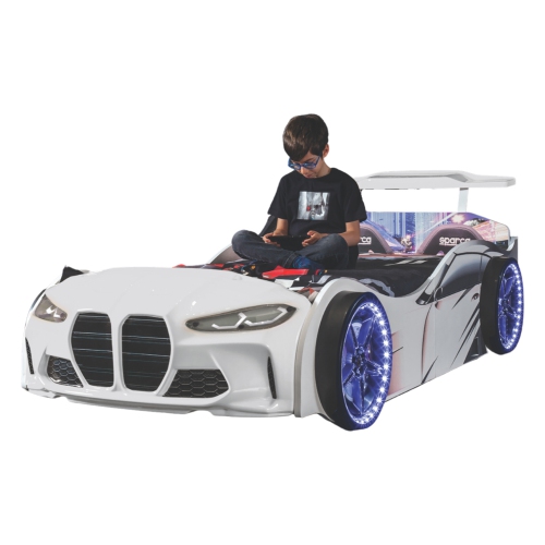 Lit de course GTX de CatKidsRoom avec lumières DEL et effets sonores