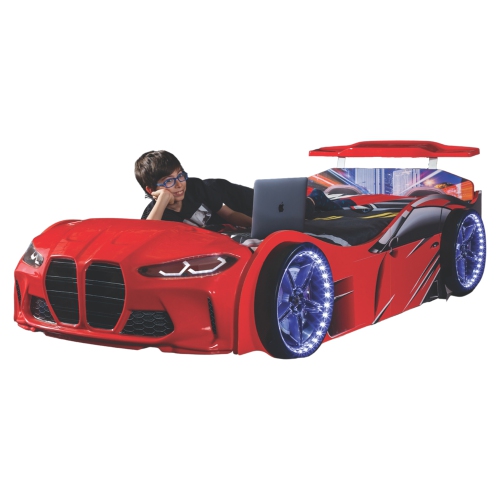 Lit de course GTX de CatKidsRoom avec lumières DEL et effets sonores
