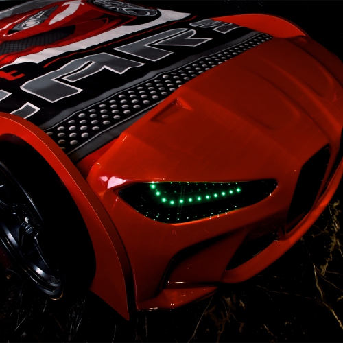 Lit de course GTX de CatKidsRoom avec lumières DEL et effets sonores