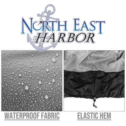 North East Harbor – housse de canapé en forme de V, protection de mobilier d’extérieur Veranda Couch, matériau respirant, tissu résistant aux