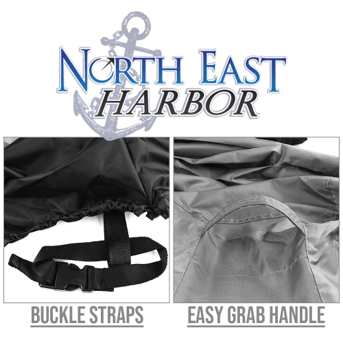 North East Harbor – housse de canapé en forme de V, protection de mobilier d’extérieur Veranda Couch, matériau respirant, tissu résistant aux