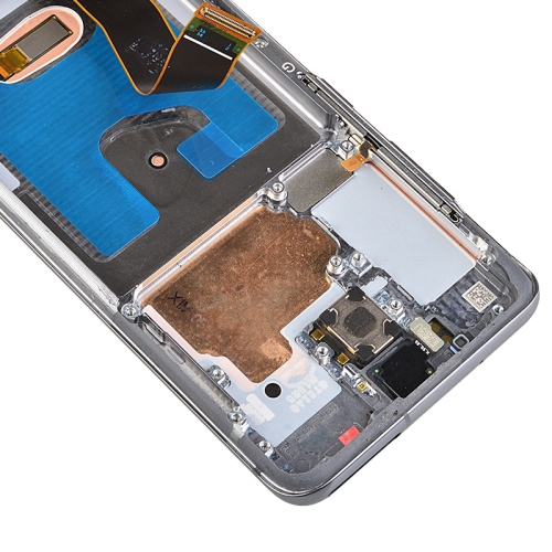 OLED Assembly With Frame Compatible For Samsung Galaxy S20 5G (Verizon 5G UW Frame Only) (Cosmic Black) by ESOURCE PARTS - Refurbished condition - Image 4