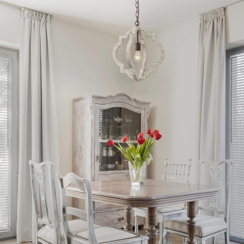 1-Light Lantern Globe Pendant