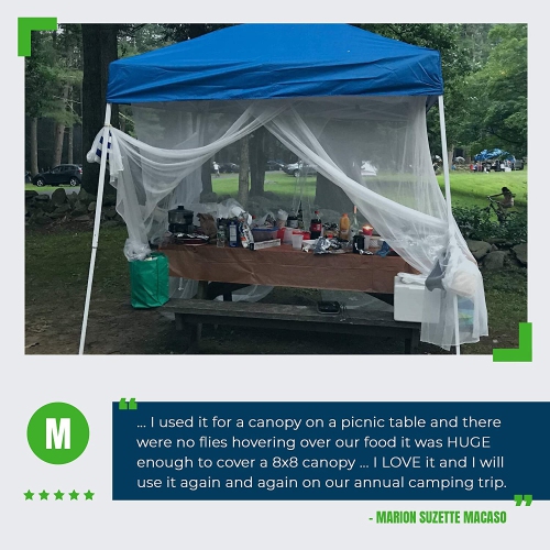 MEKKAPRO Large Mosquito Bug Screen Netting, 10ft x 10ft, Garden Netting for Vegetables, Flowers, Fruits, Plants Barrier Insect Bird