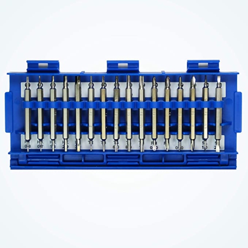 Maxtech 16580MX Specialty Electronic Screwdriver Set, Small, Blue/Black