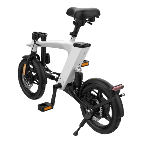 HX H1 Fly Fish 14 Inch Foldable E-Bike, Light Weight, LCD Display, Dual Suspension, 36V 10Ah Large Battery, 25KM/H Speed, Up to 75KM Range with Padel