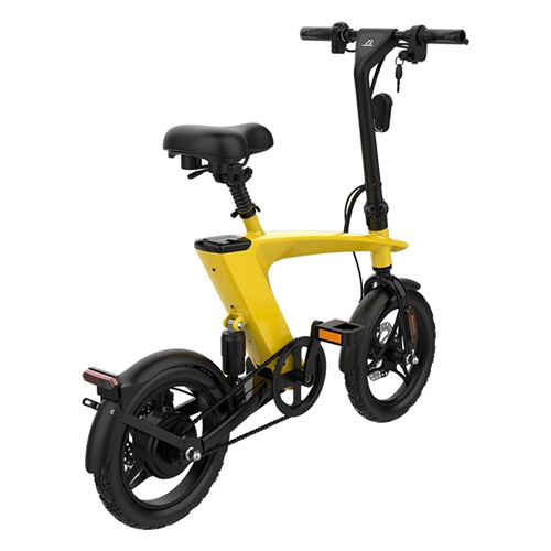 HX H1 Fly Fish 14 Inch Foldable E-Bike, Light Weight, LCD Display, Dual Suspension, 36V 10Ah Large Battery, 25KM/H Speed, Up to 75KM Range with Padel