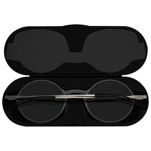 ThinOptics Manhattan Reading Glasses with Milano Case - 1.0 Strength - Black