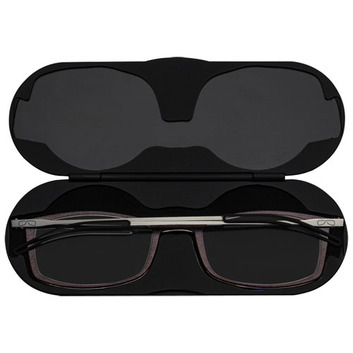 Lunettes de lecture Brooklyn de ThinOptics avec étui Milano - Force 2,5 - Rouge