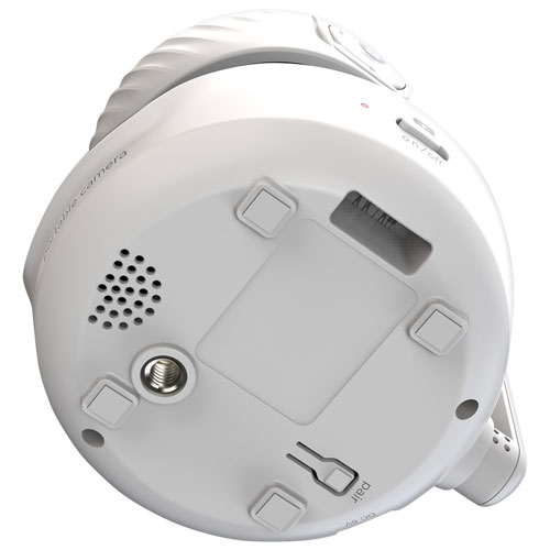 Interphone de surveillance intelligent de 5 po Nursery Pal Deluxe Twin de Hubble avec vision nocturne et communication bidirectionnelle