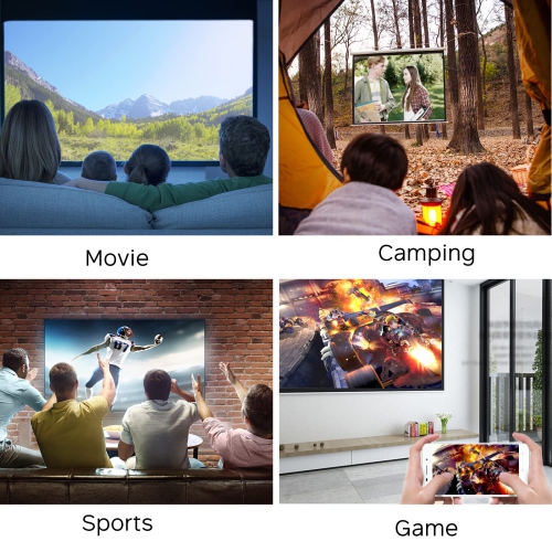 Mini projecteur Wi-Fi MEER 5G, projecteur portatif, projecteur Neat, Proyector compatible avec iphone, Android, Windows, Fresti