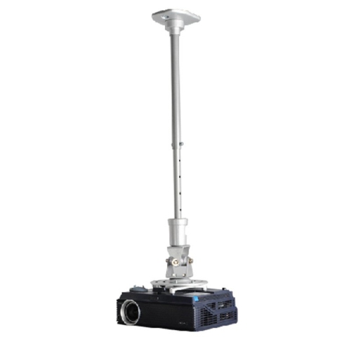 AMER 16"-26" Adjustable Projector Extension Pole Tube - White