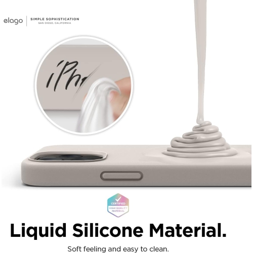 elago Compatible with iPhone 12 Case and Compatible with iPhone 12 Pro Case, Liquid Silicone Case, Full Body Cover, Shockproof, Anti-Scratch Soft